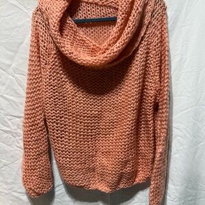 Cozy Coral Knit Sweater